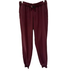 Lululemon Jogger Stretch On The Fly High-Rise Pants Dark Adobe W5BZDS Women sz 8